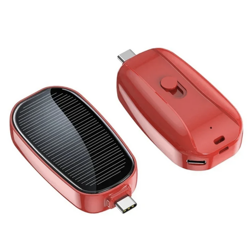 Power Bank Solar Portátil Carregue Seu Celular Com o Sol