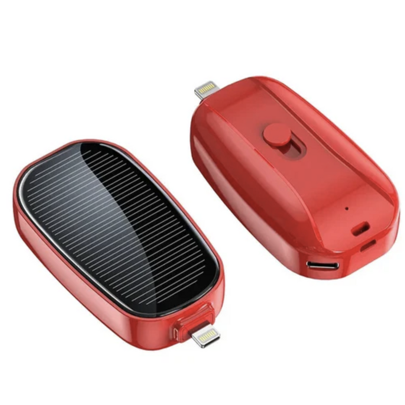 Power Bank Solar Portátil Carregue Seu Celular Com o Sol